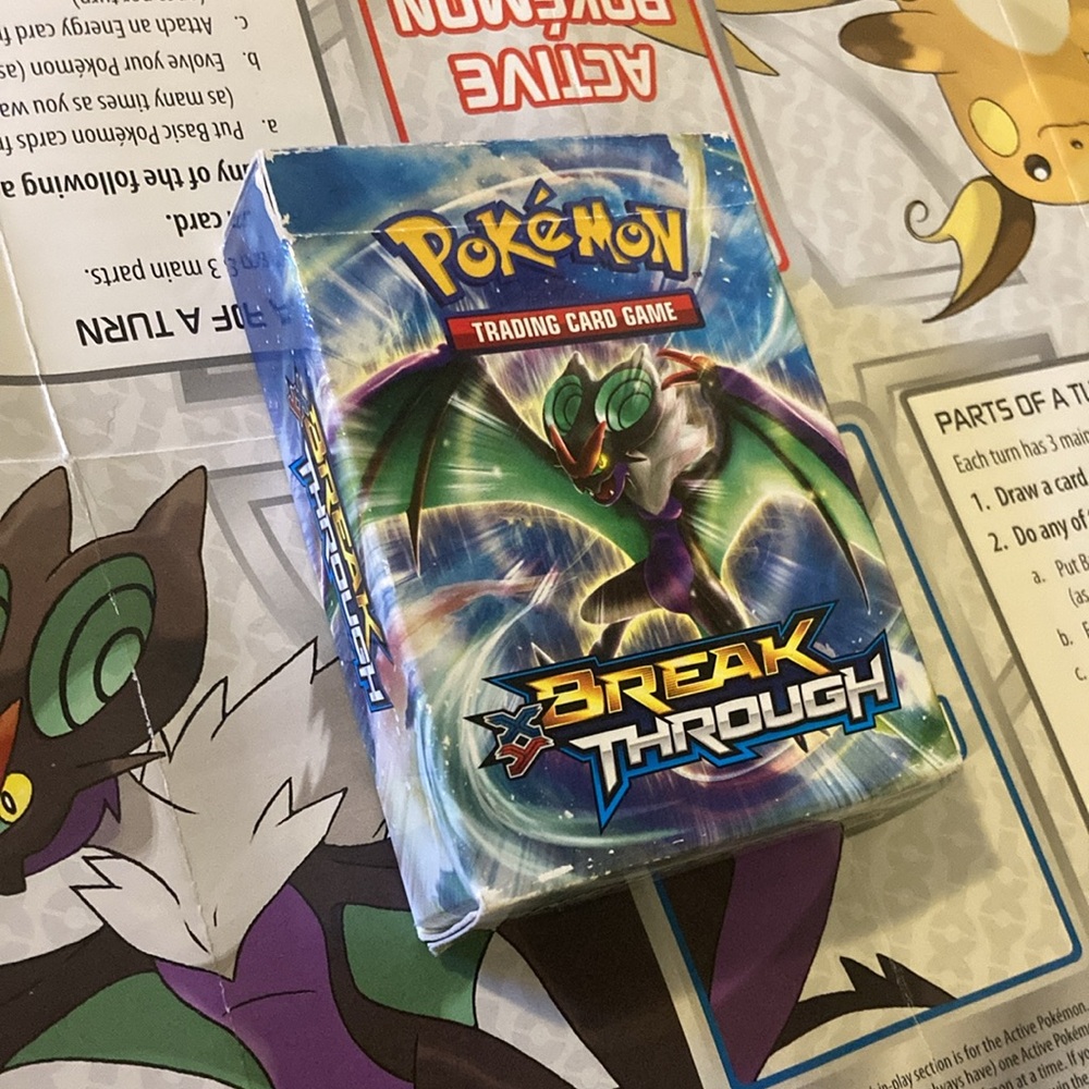 Pokémon TCG Night Striker Theme Deck w/ Play Mat (BREAKthrough) AS IS